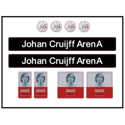 Bricksworld BOC-ARC-ARE Johan Cruijff ArenA Amsterdam het Ajax Stadion. Samengesteld uit originele LEGO® onderdelen.