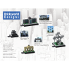 Bricksworld Architectuur Skyline Brussel (B) Modules Europees Parlement, Atomium, Jubelpark & Manneken Pis