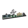 Bricksworld Architectuur Skyline Brussel (B) Modules Europees Parlement, Atomium, Jubelpark & Manneken Pis