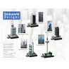 Bricksworld Architectuur Skyline Frankfurt (D) Modules Commerzbank, Europaturm, Henningerturm, Mainturm & Trianon