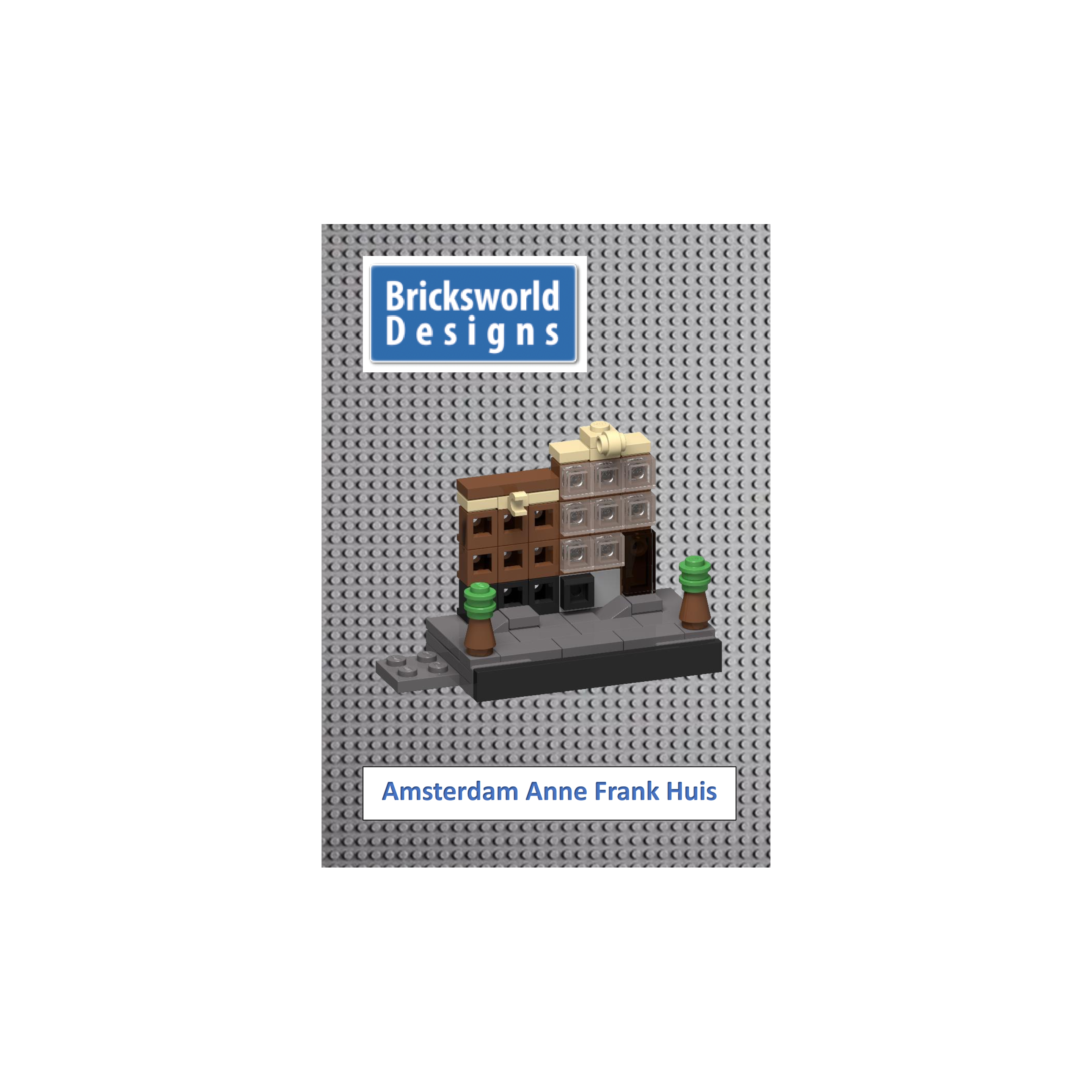 BOC-SKY-AMS-AFH Bricksworld Architectuur Skyline Amsterdam module Anne Frank Huis