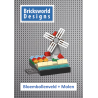 BOC-SKY-AMS-BLM Bricksworld Architectuur Skyline Amsterdam module Bloembollenveld met Molen