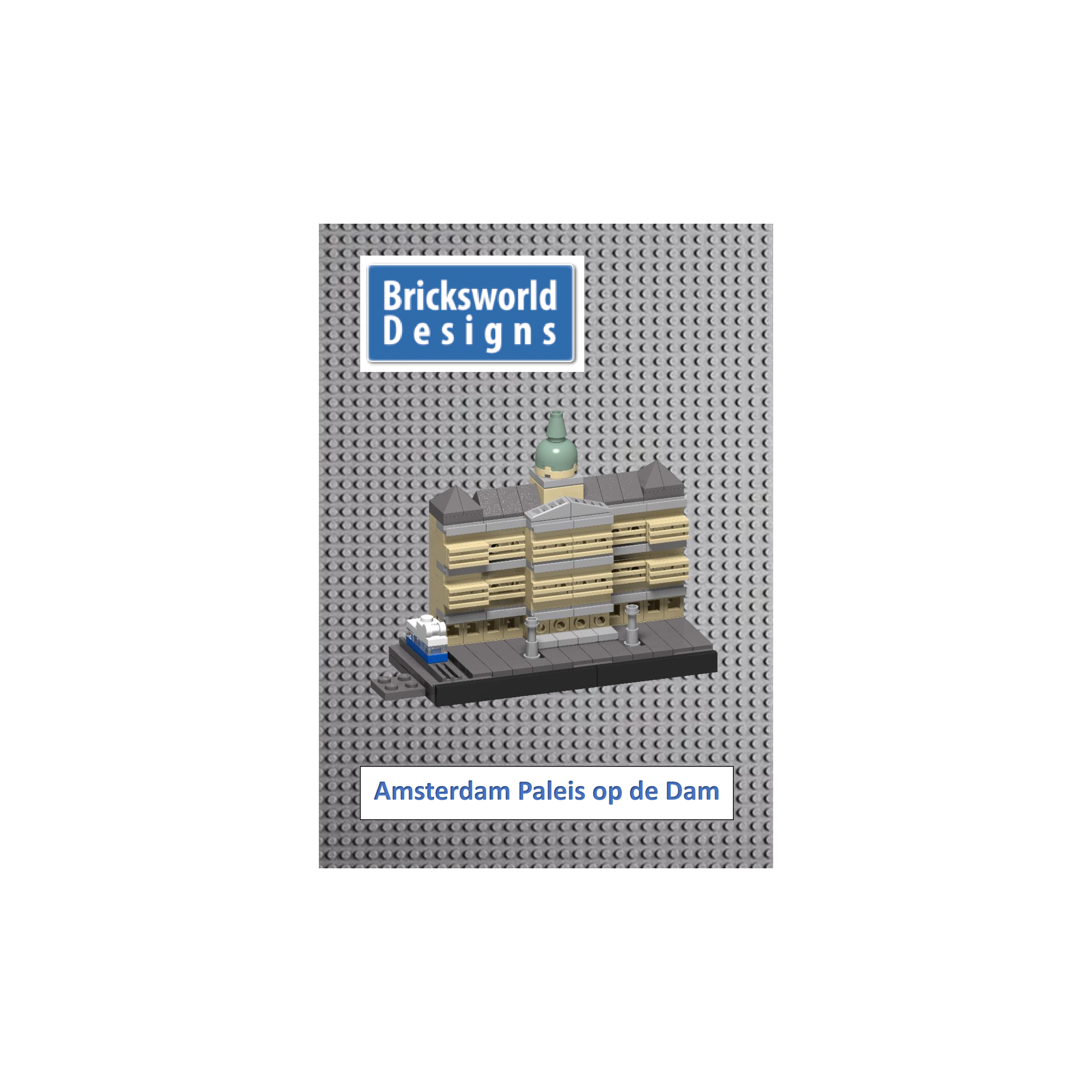 BOC-SKY-AMS-PAL Bricksworld Architectuur Skyline Amsterdam module Paleis op de Dam