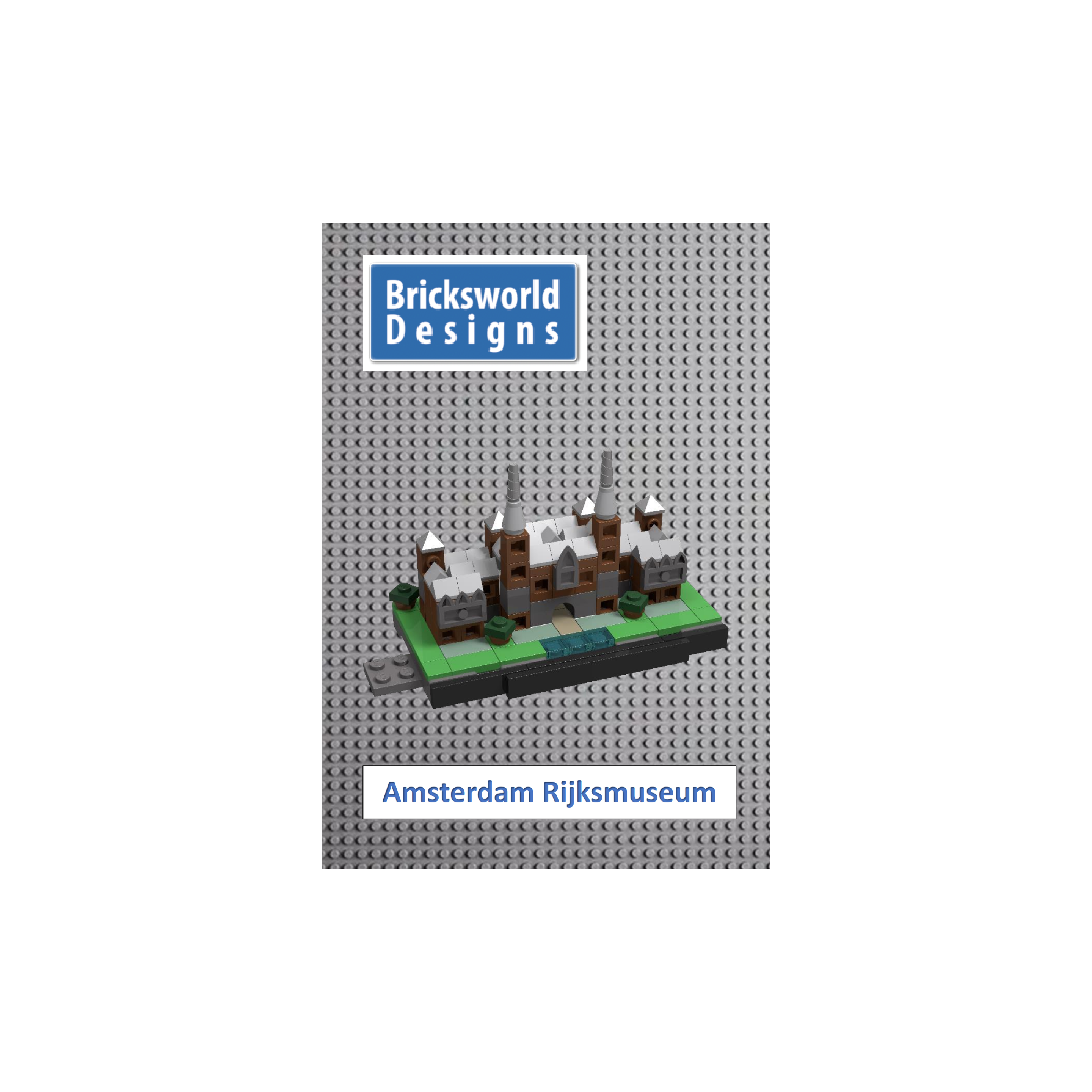 BOC-SKY-AMS-RIJ Bricksworld Architectuur Skyline Amsterdam module Rijksmuseum