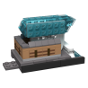 BOC-SKY-ANT-HAV Bricksworld Architectuur Havenhuis module Skyline Antwerpen (B)
