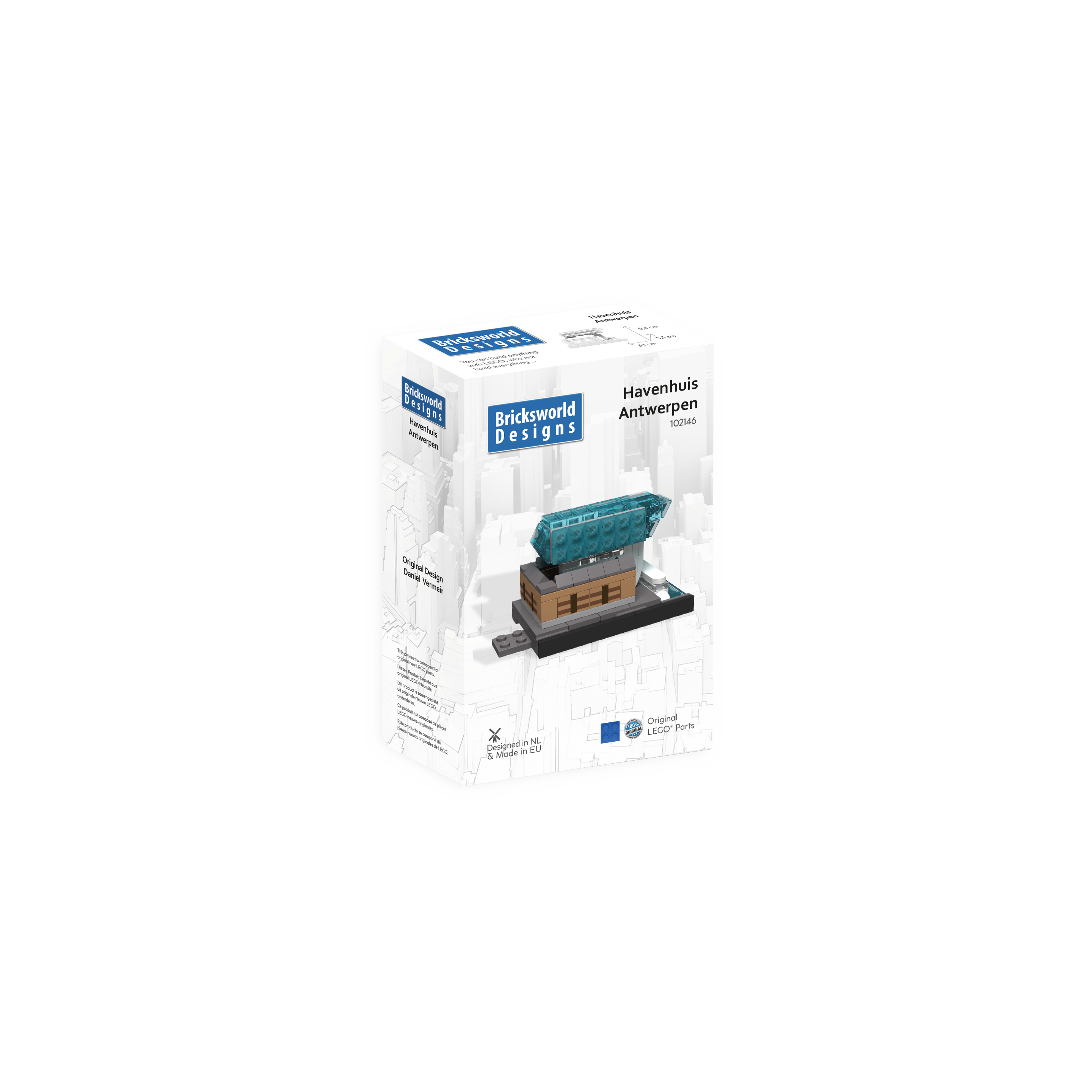 BOC-SKY-ANT-HAV Bricksworld Architectuur Havenhuis module Skyline Antwerpen (B)
