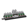 BOC-SKY-ANT-VLI Bricksworld Architectuur Vlinderpaleis module Skyline Antwerpen (B)