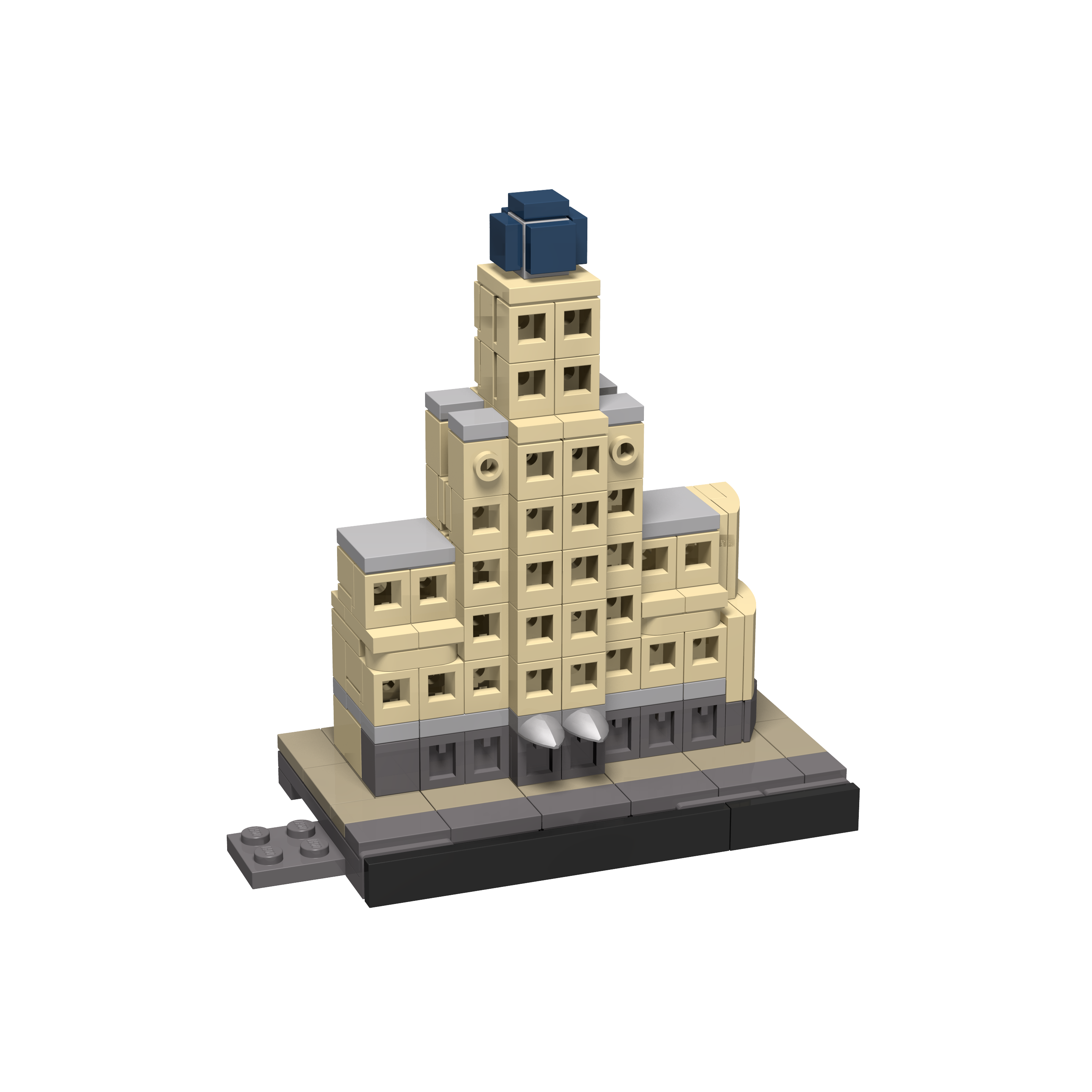 BOC-SKY-ANT-BOE Bricksworld Architectuur Boerentoren module Skyline Antwerpen (B)