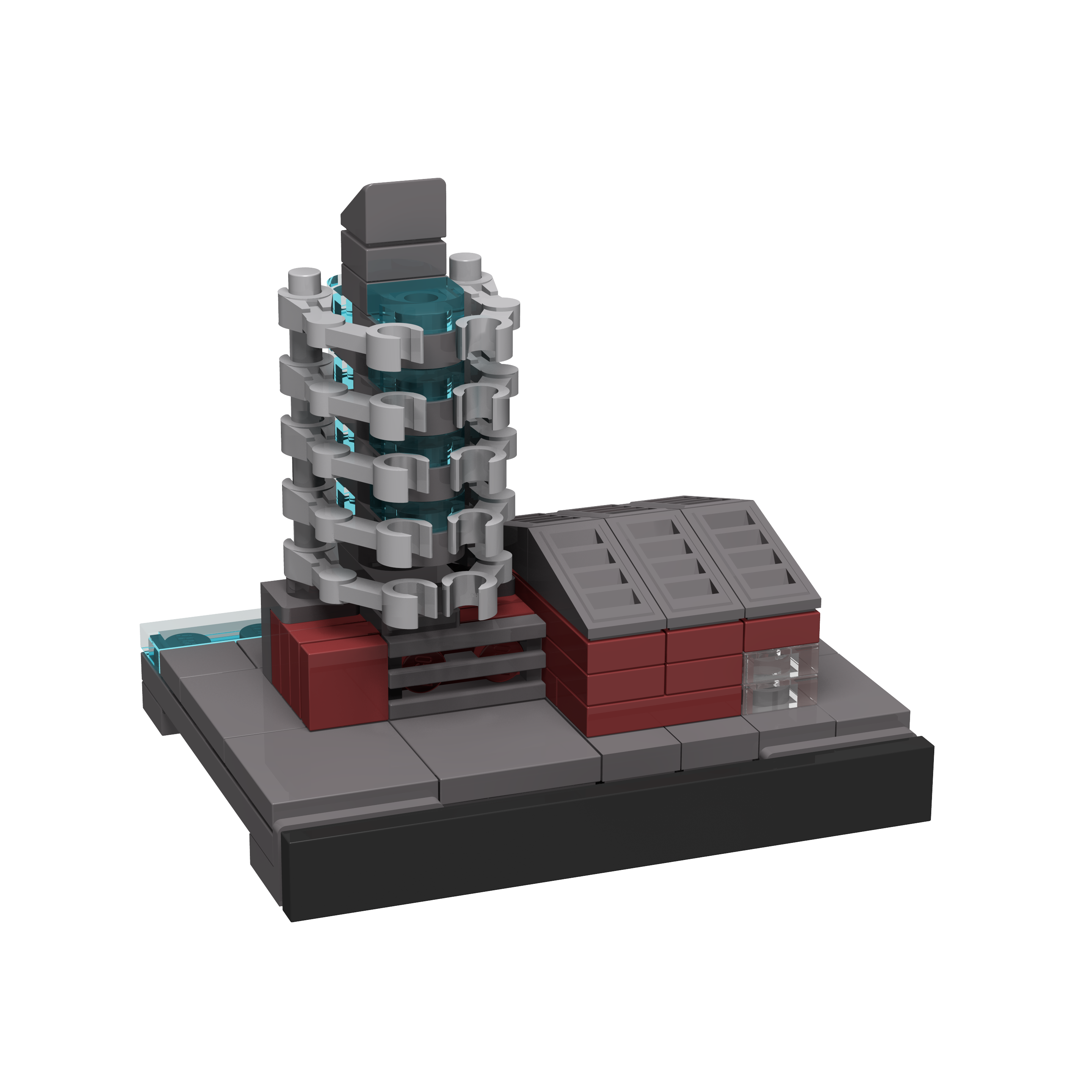 BOC-SKY-ANT-RED Bricksworld Architectuur Redstarline module Skyline Antwerpen (B)
