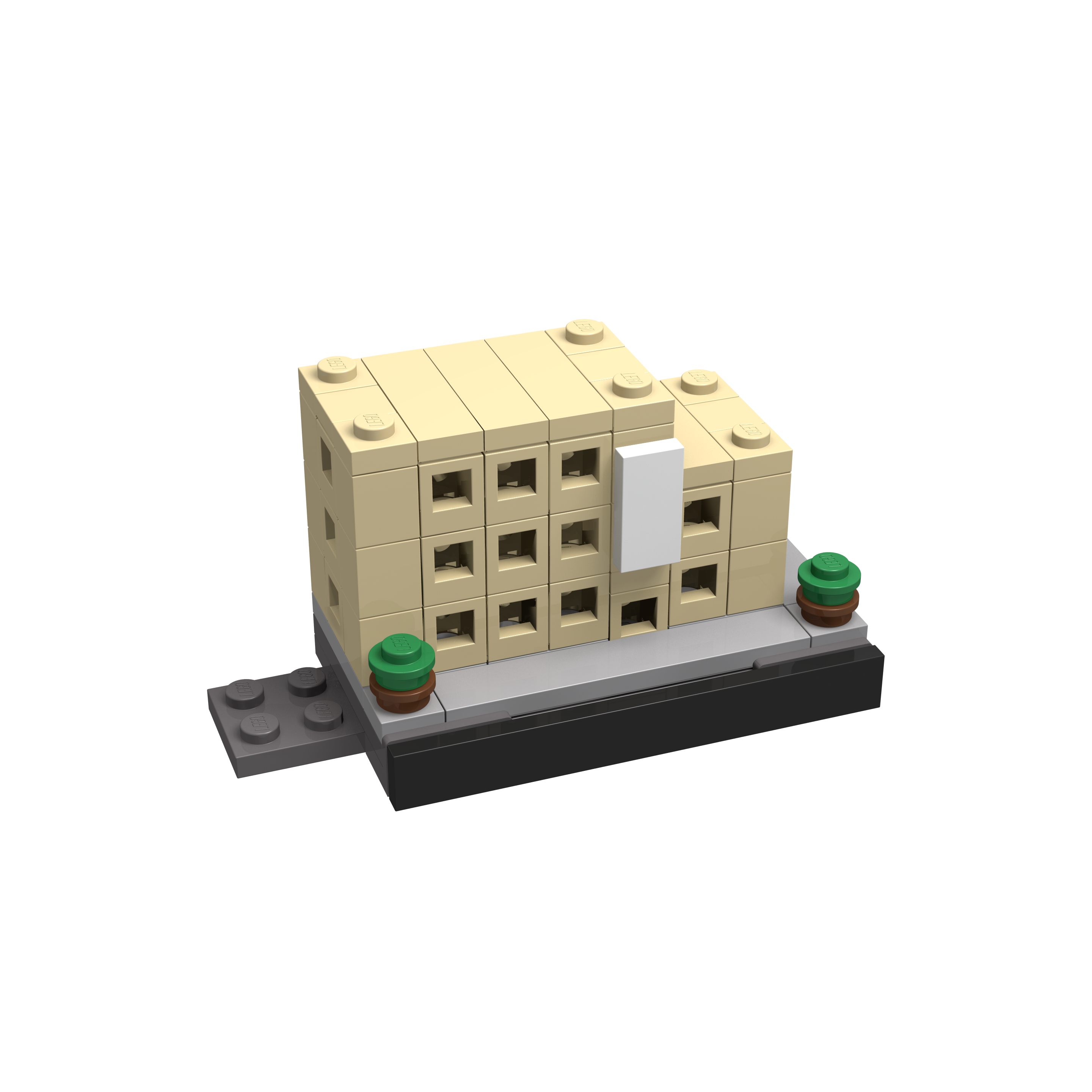 BOC-SKY-DEL-POR Bricksworld Architectuur module Porceleyne Fles Skyline Delft (NL)