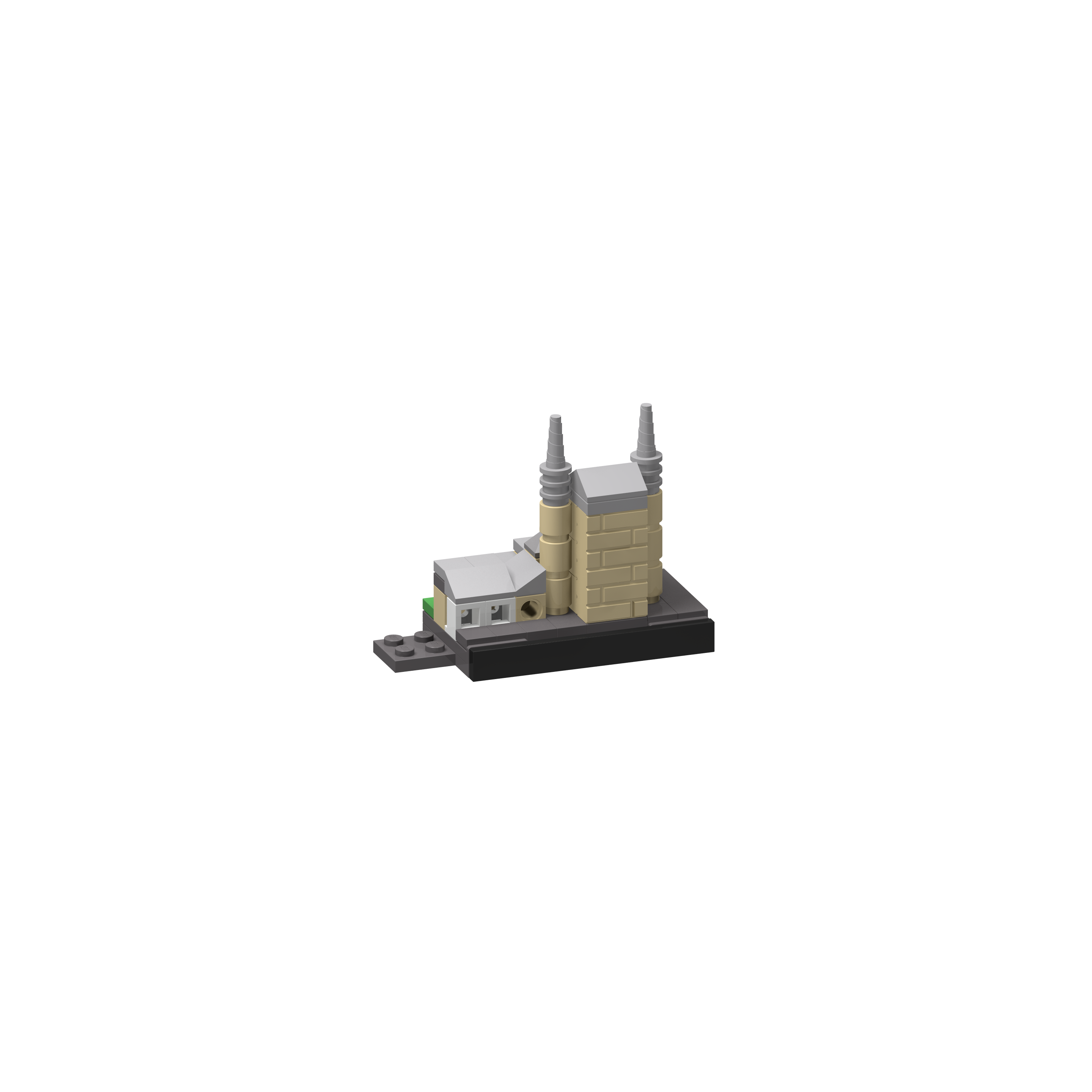 BOC-SKY-MST-OLV Bricksworld Architectuur O.L.V. Kerk module Skyline Maastricht (NL)