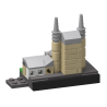 BOC-SKY-MST-OLV Bricksworld Architectuur O.L.V. Kerk module Skyline Maastricht (NL)