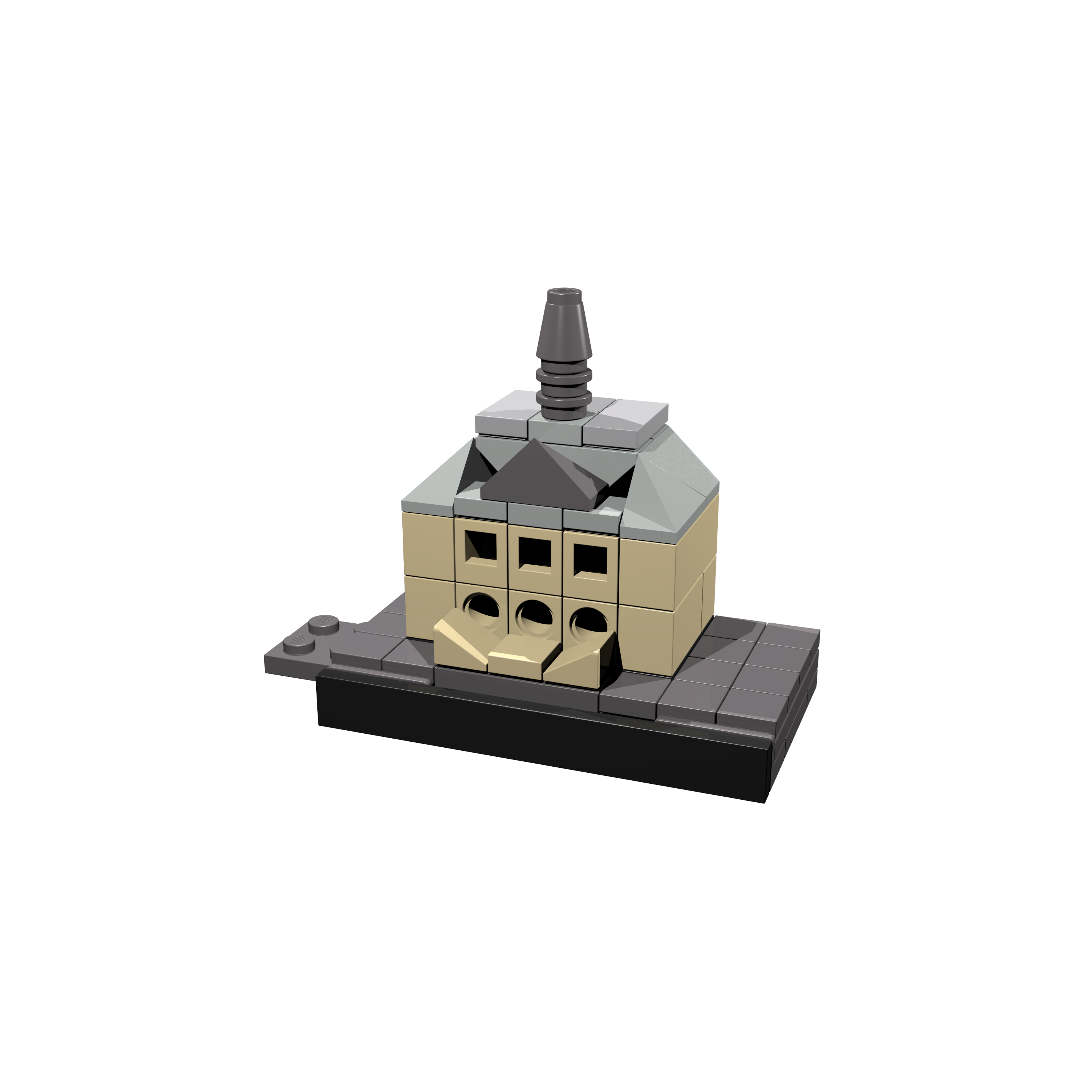 BOC-SKY-MST-STA Bricksworld Architectuur Stadhuis module Skyline Maastricht (NL)