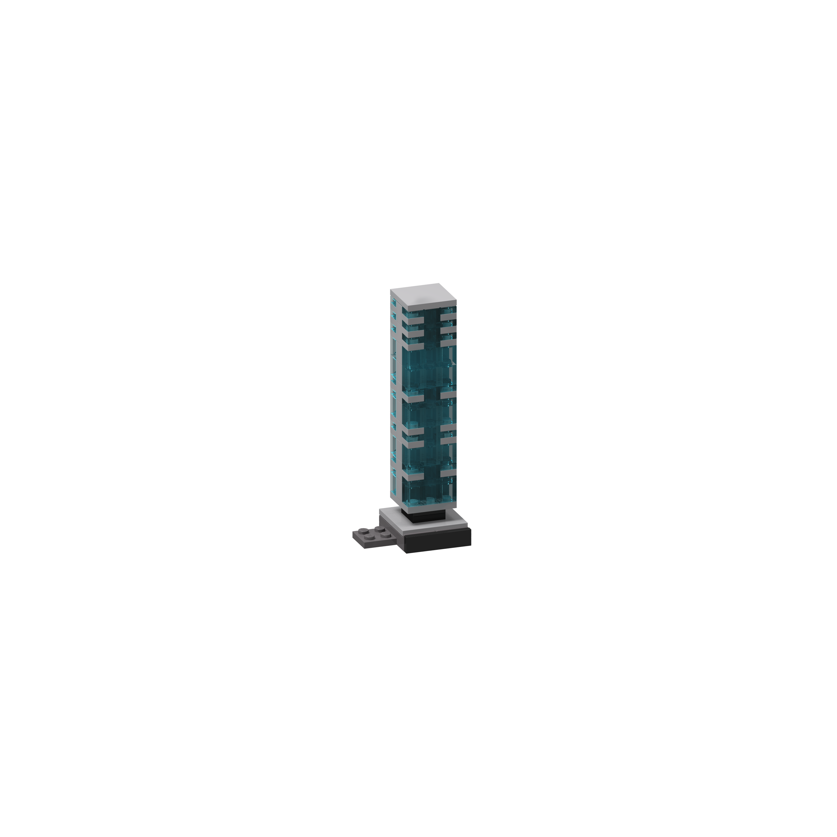 BOC-SKY-BRU-ZUI Bricksworld Architectuur Zuidertoren module Skyline Brussel (B)