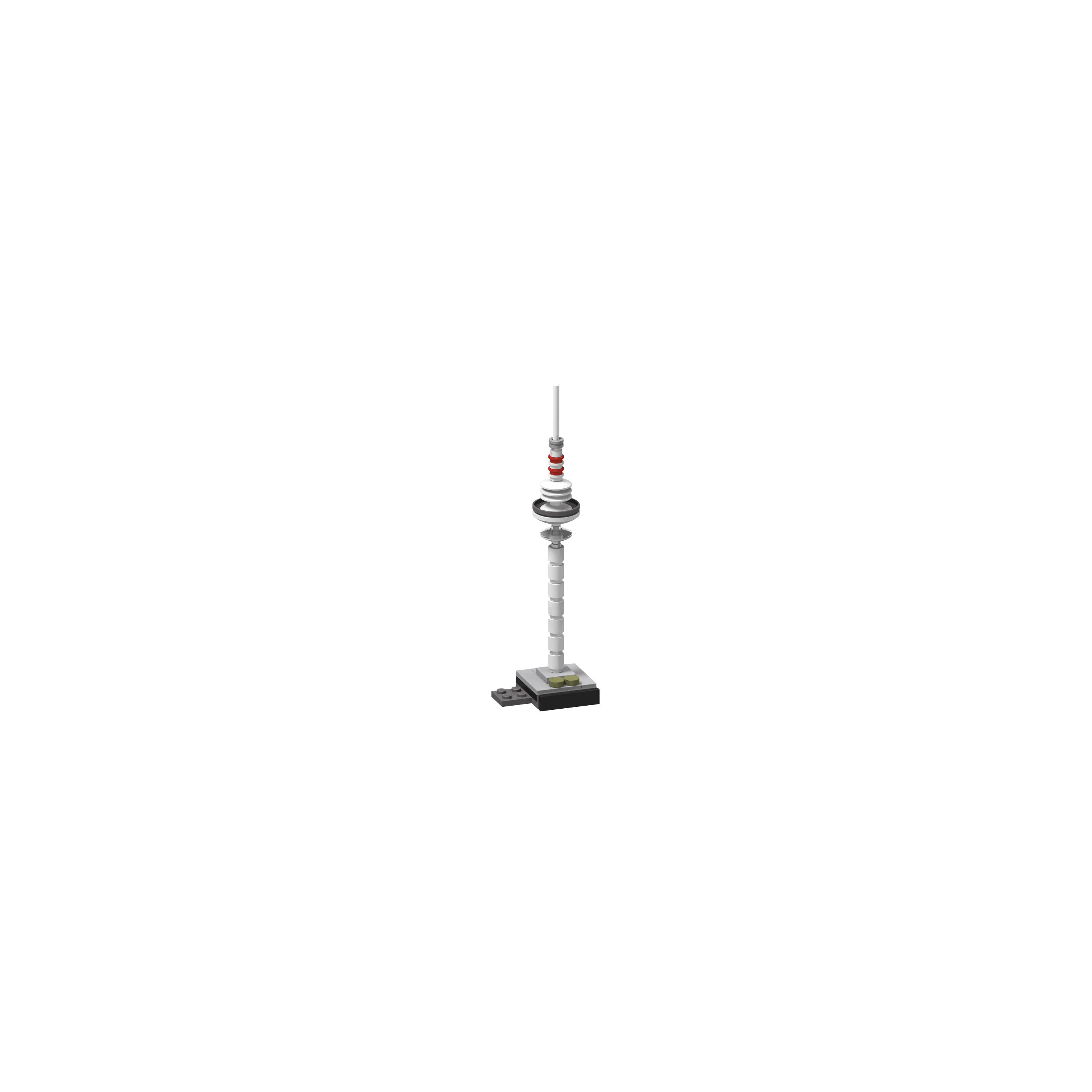 BOC-SKY-HAM-HEI Bricksworld Architectuur Skyline Hamburg (D) module Heinrich-Herz-Turm