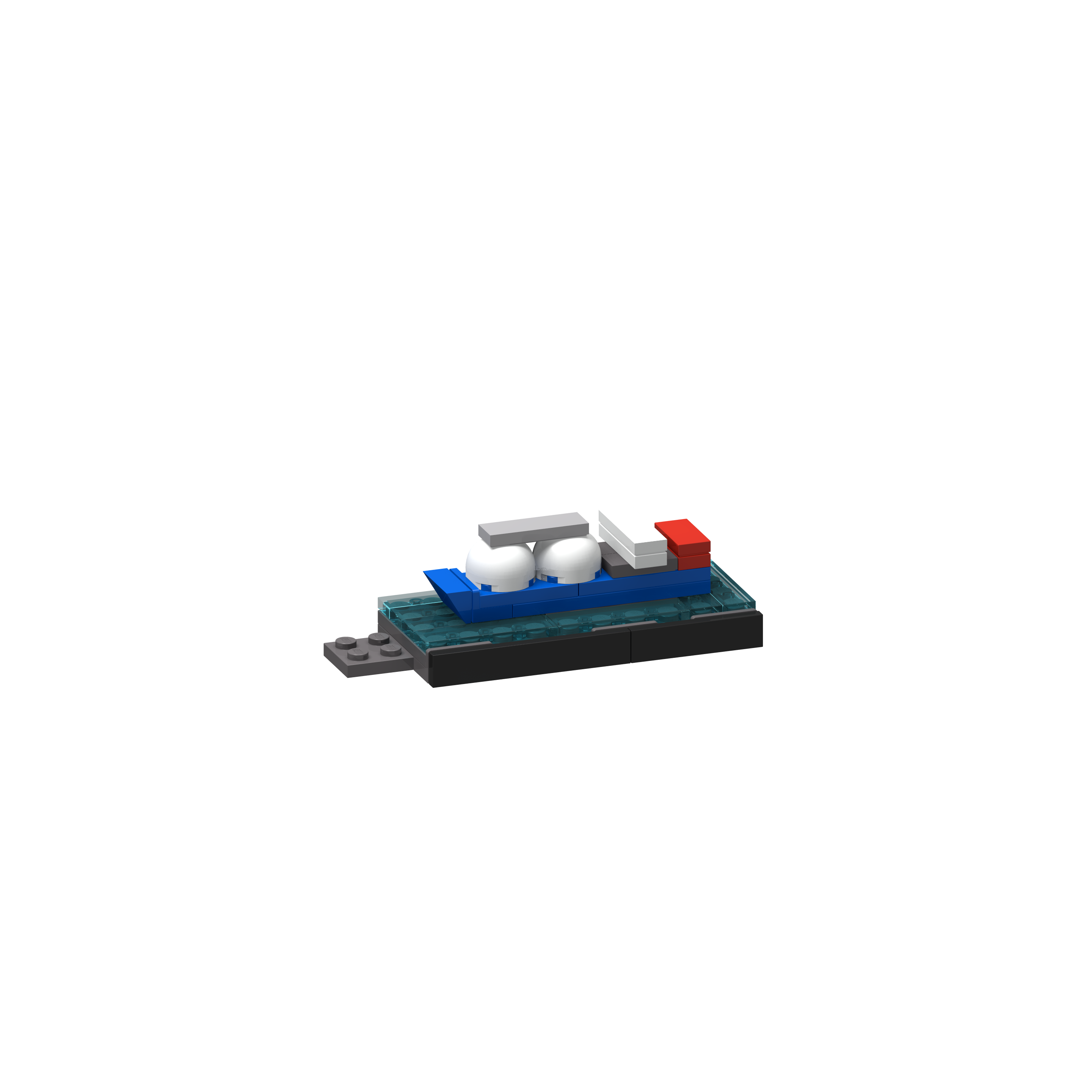 BOC-SKY-HAM-SCH Bricksworld Architectuur Skyline Hamburg (D) module Gas-Schiff