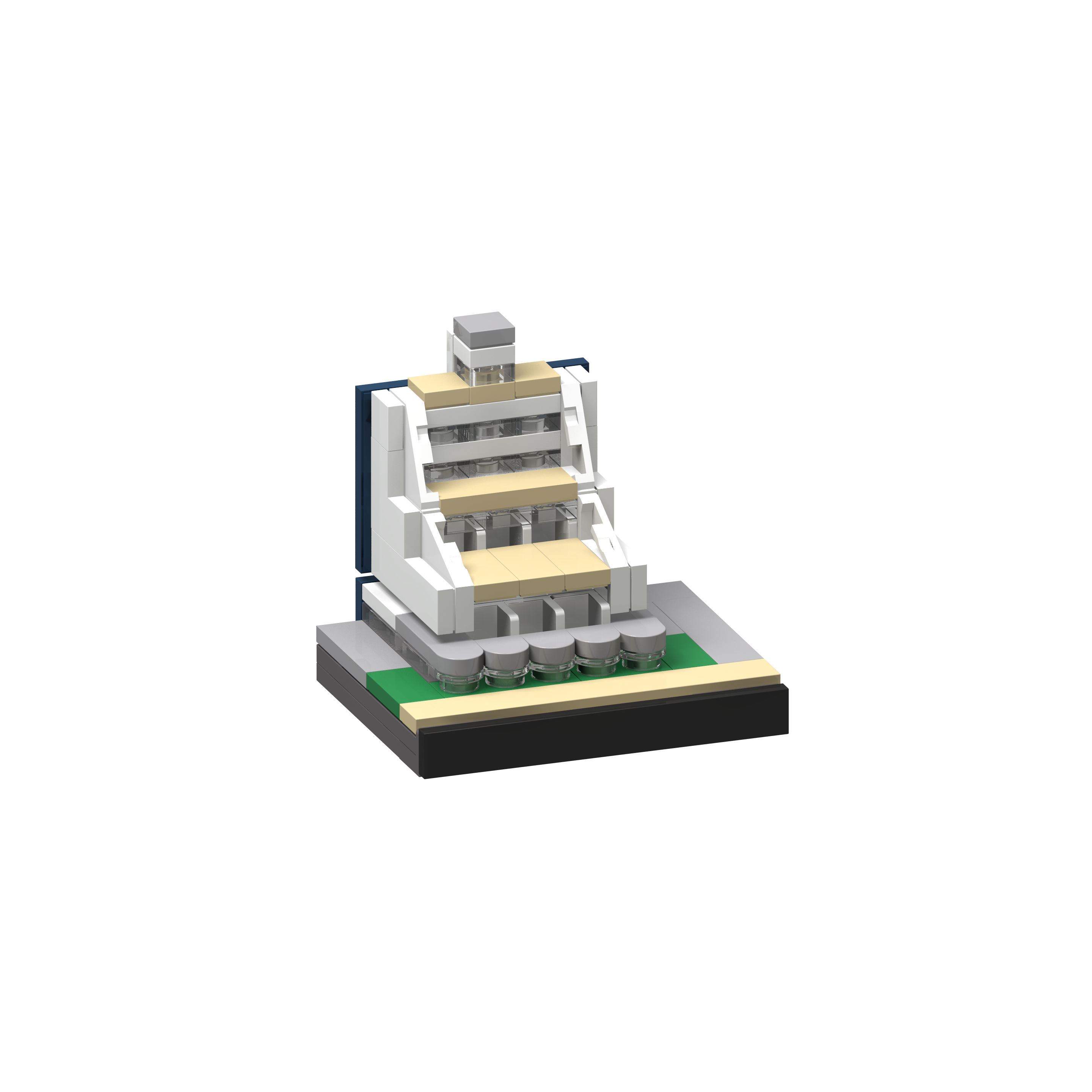 BOC-SKY-SCH-CAR Bricksworld Architectuur Carlton Beach module Skyline Scheveningen (NL)