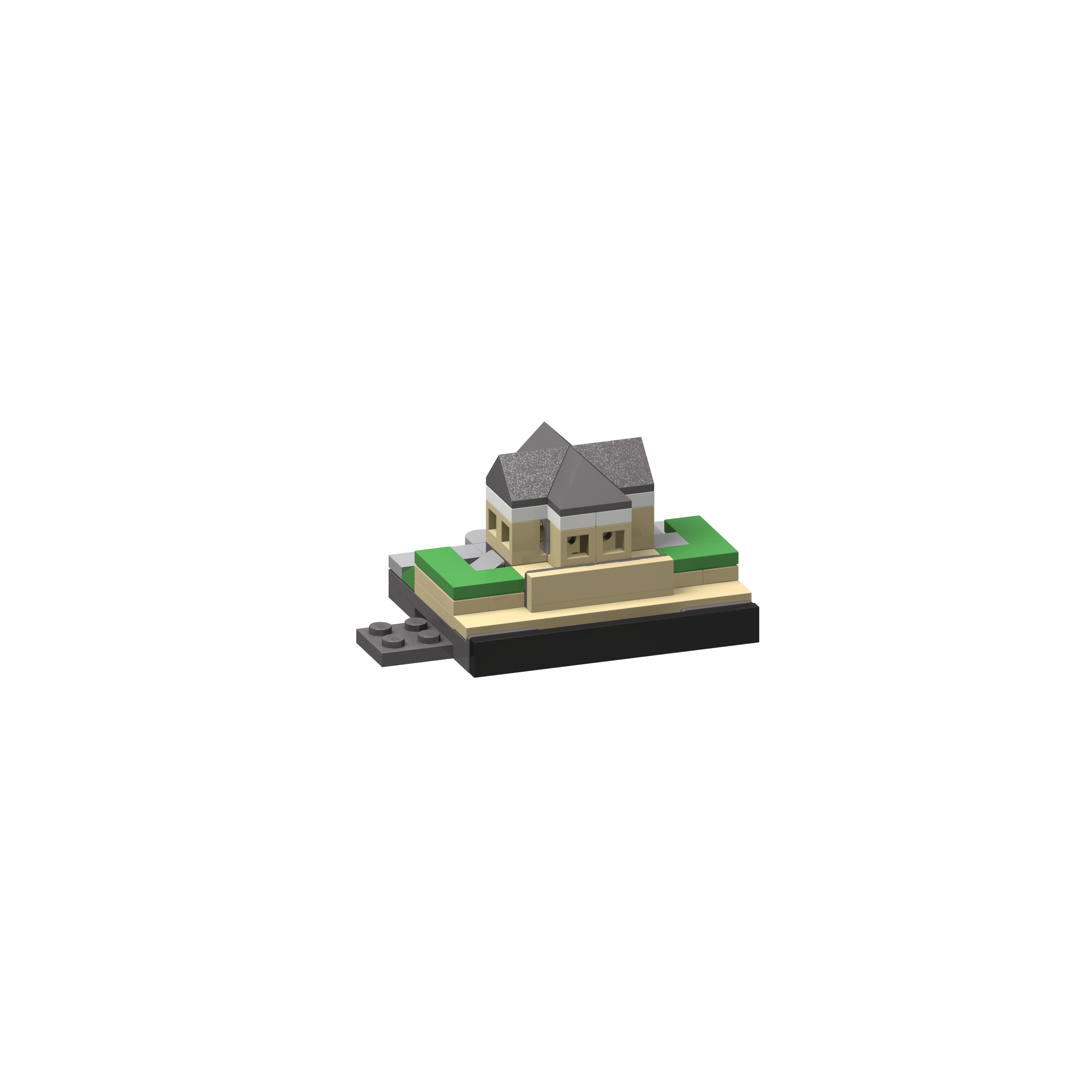 BOC-SKY-SCH-MUS Bricksworld Architectuur Museum aan Zee - Villa de Witte module Skyline Scheveningen (NL)