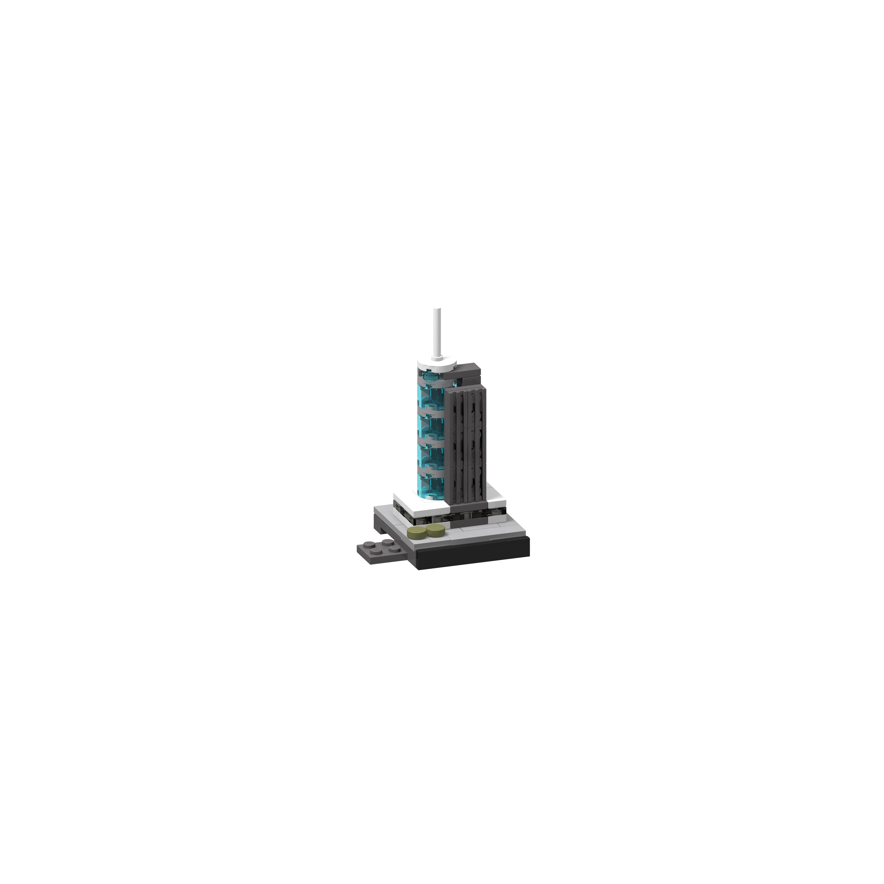 BOC-SKY-FRA-MAI Bricksworld Architectuur Skyline Frankfurt (D) module Main Toren