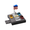 BOC-SKY-BER-CPC Bricksworld Architectuur Skyline Berlijn (D) module Checkpoint Charlie