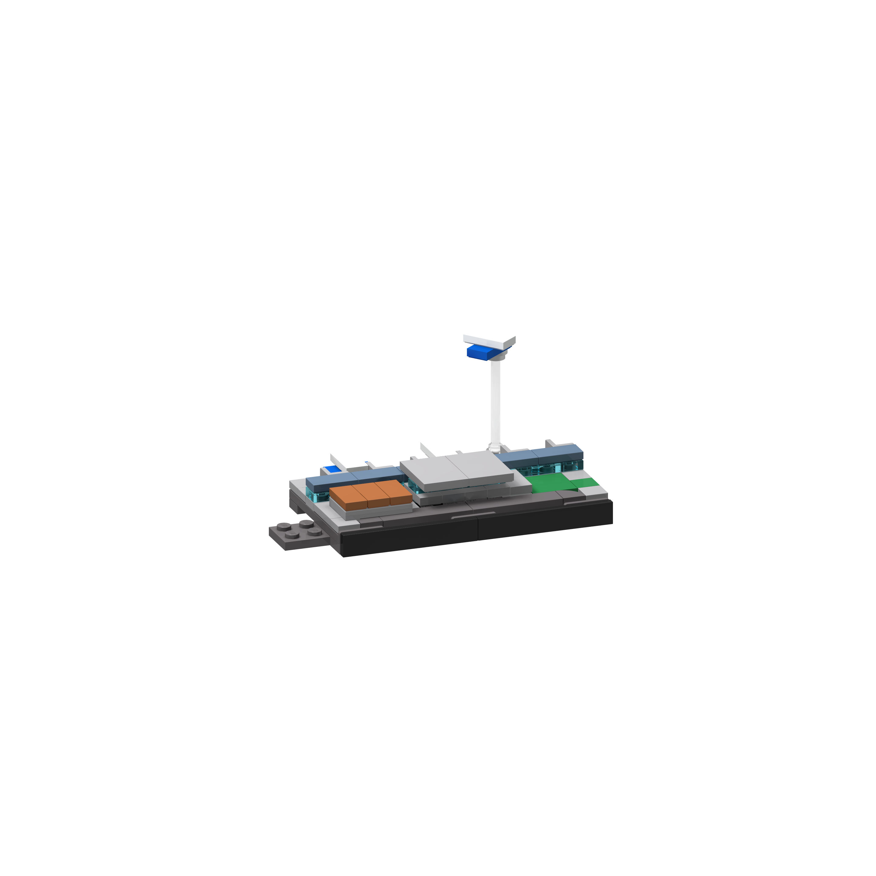 BOC-SKY-BER-FLU Bricksworld Architectuur Skyline Berlijn (D) module Flughafen