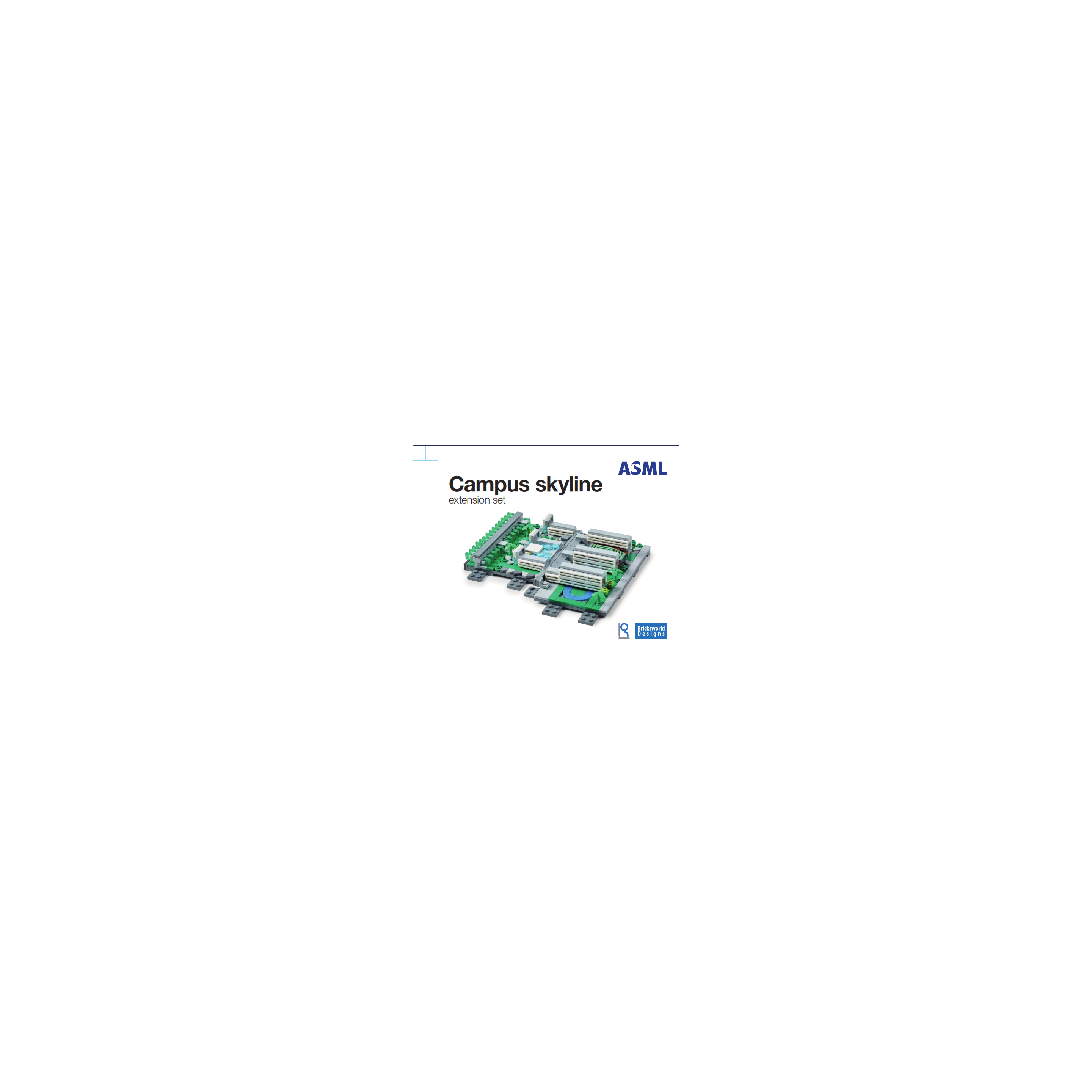 Bricksworld set ASML Campus Skyline Basis + Uitbreiding (alleen verkrijgbaar via ASML Personeelshop)