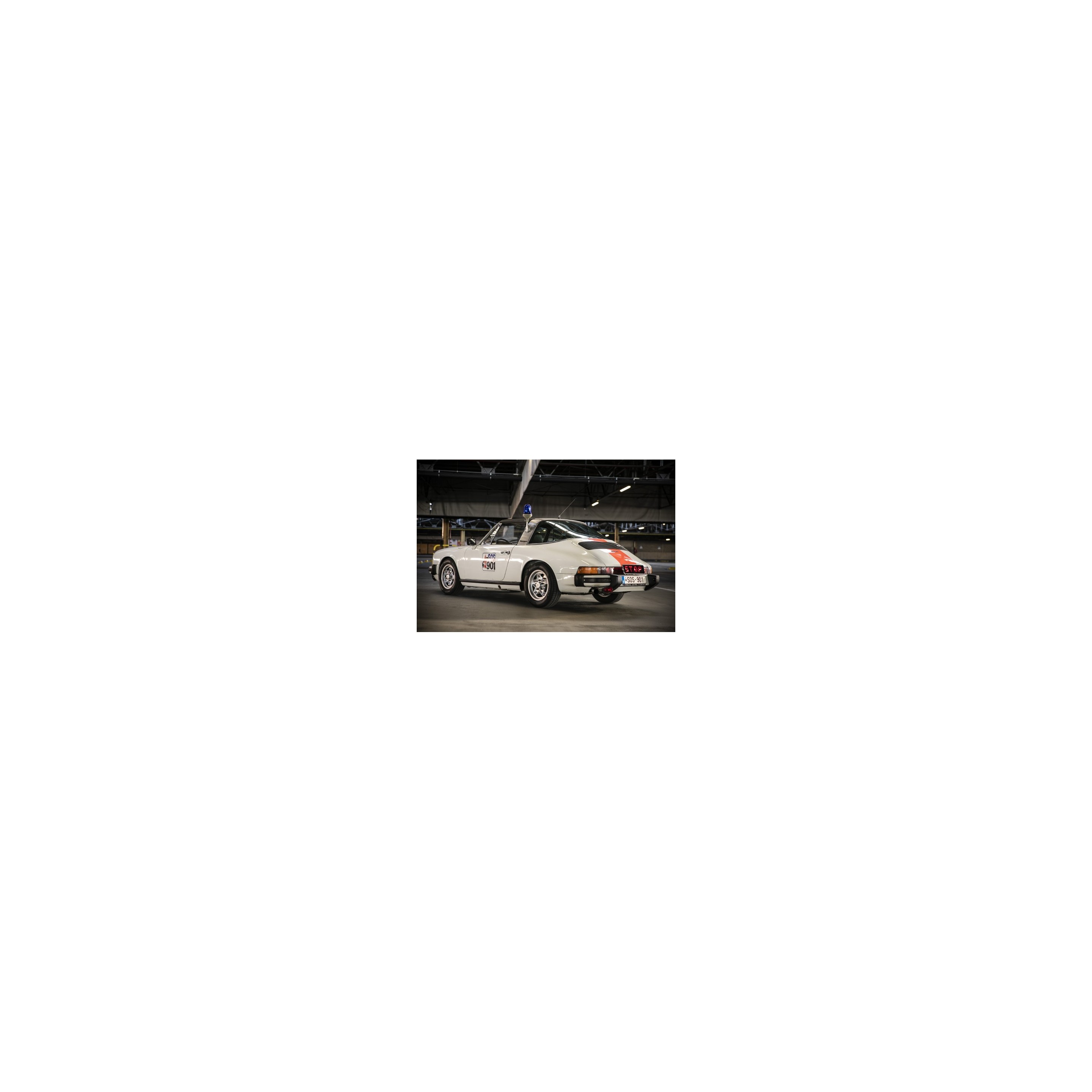 BOC-POR-GE Bricksworld Gendarmerie ombouwkit voor LEGO 10295 Porsche 911 Targa